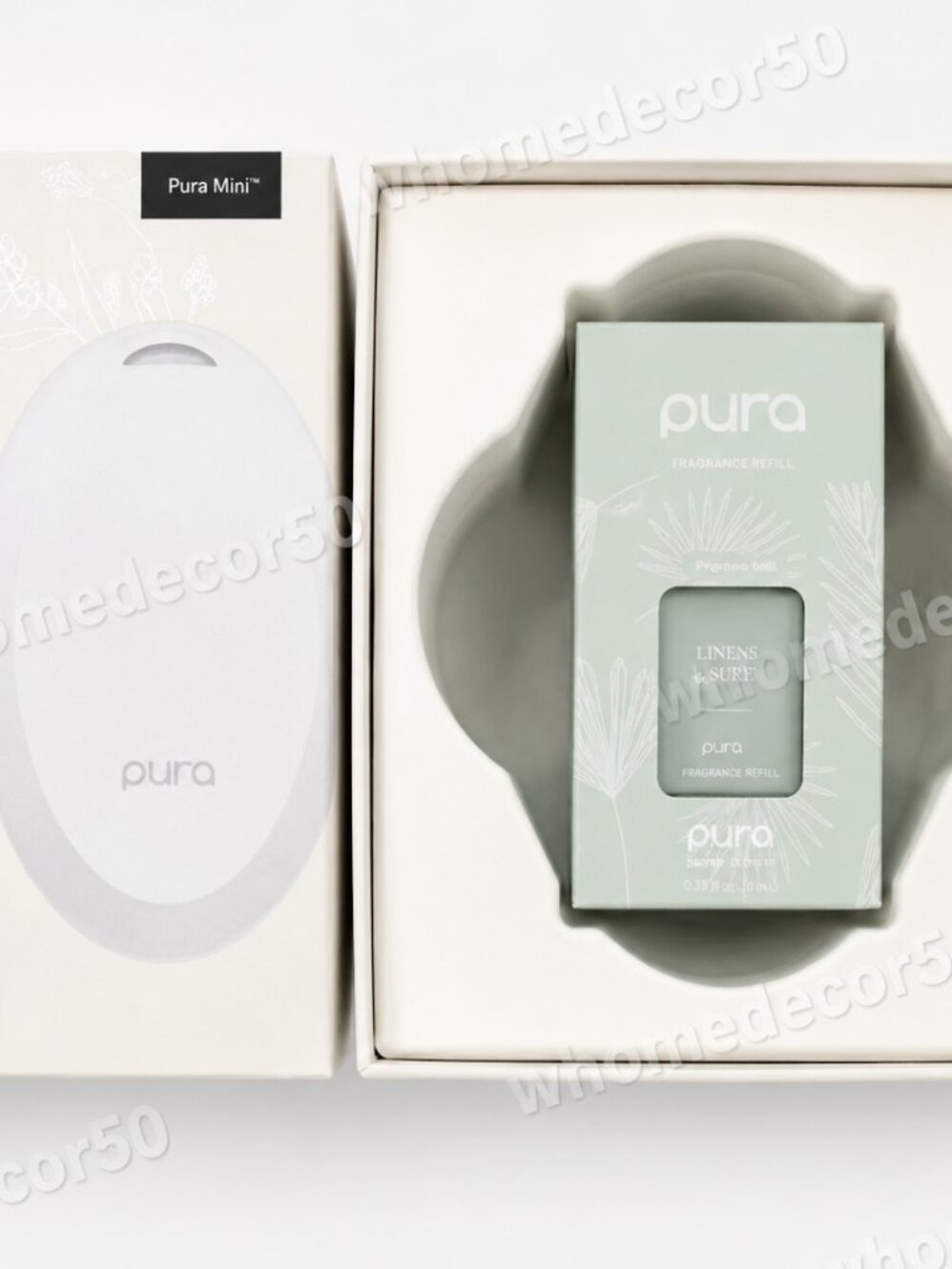 NEW Pura Mini Smart Fragrance Diffuser w/ Refill - Linens and Surf
